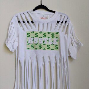 Medium distressed tee